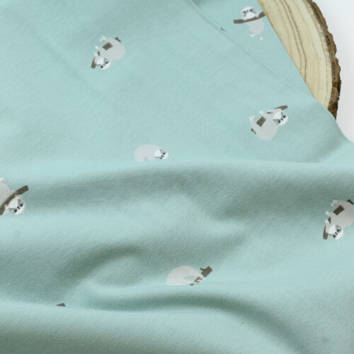 Jersey: Kleine Faultiere Mint