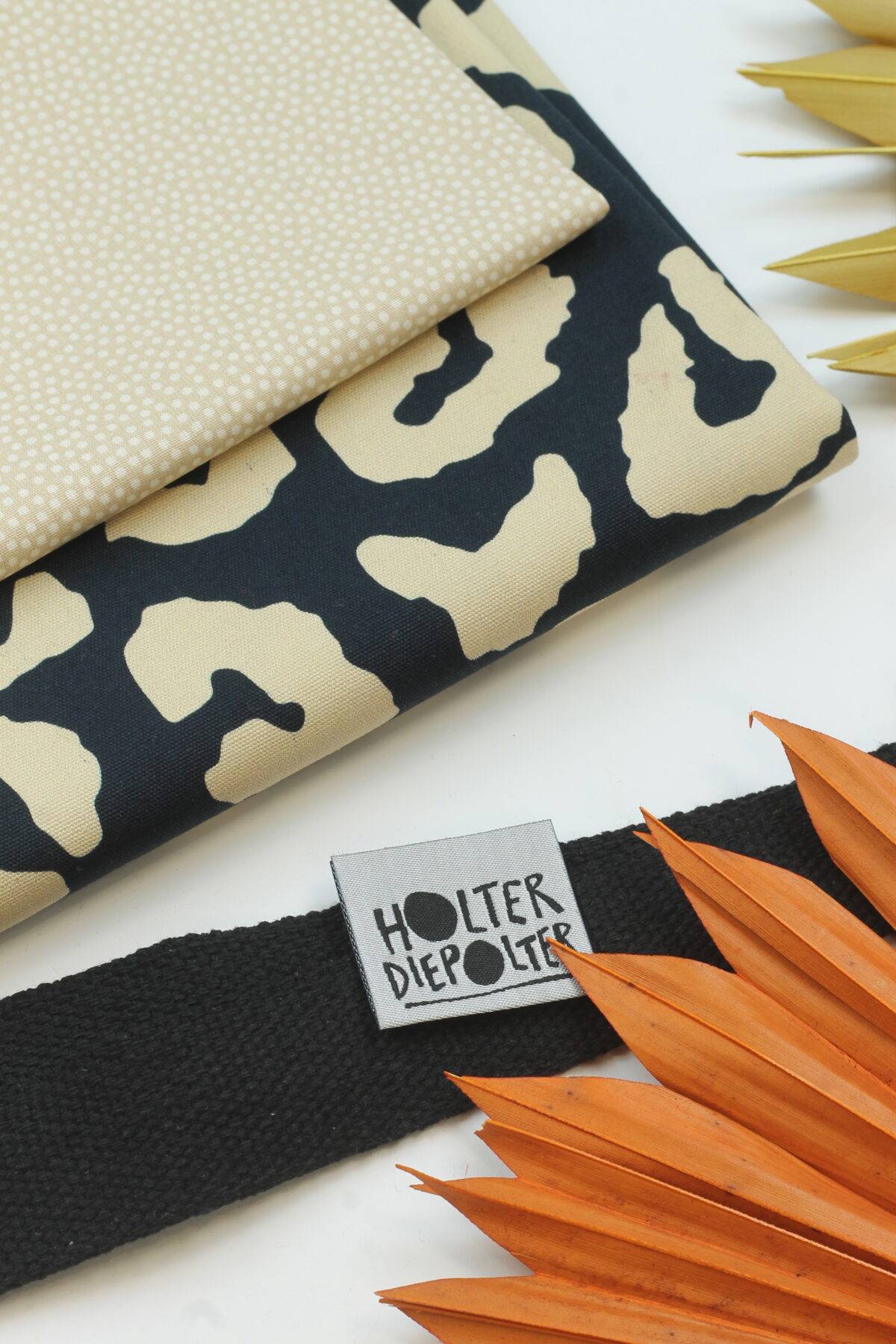 Nähset: Shopping Bag "Cooler Canvas Leo Black"