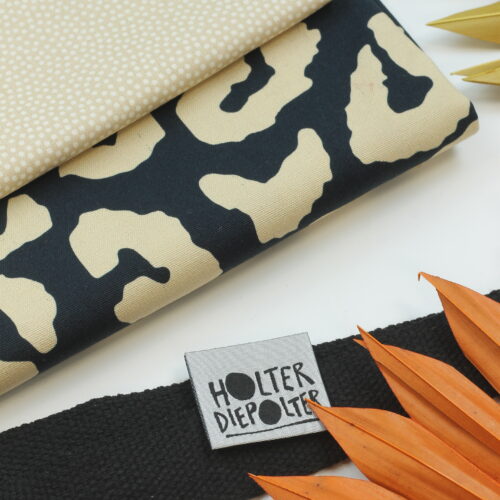 Nähset: Shopping Bag "Cooler Canvas Leo Black"