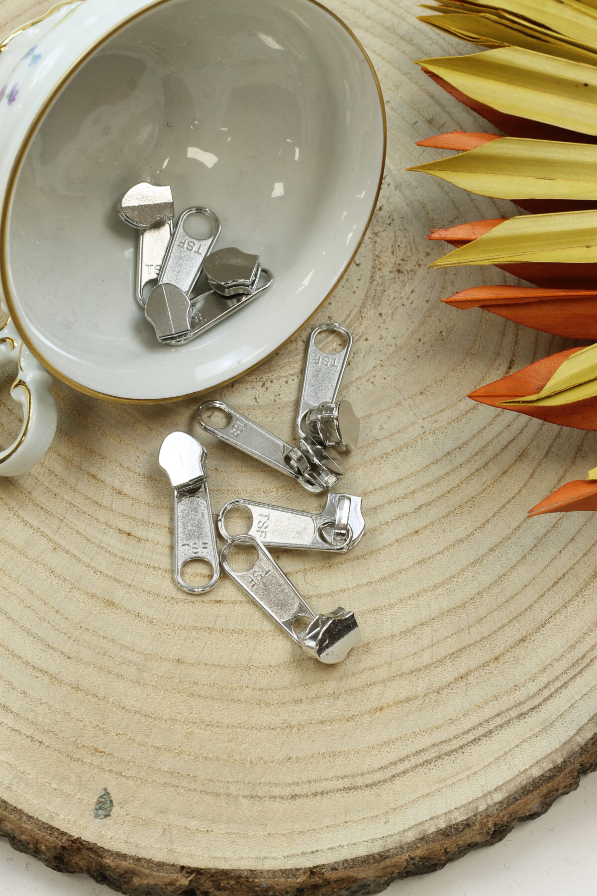Zipper 6,5mm Modell 7 Brilliant silber