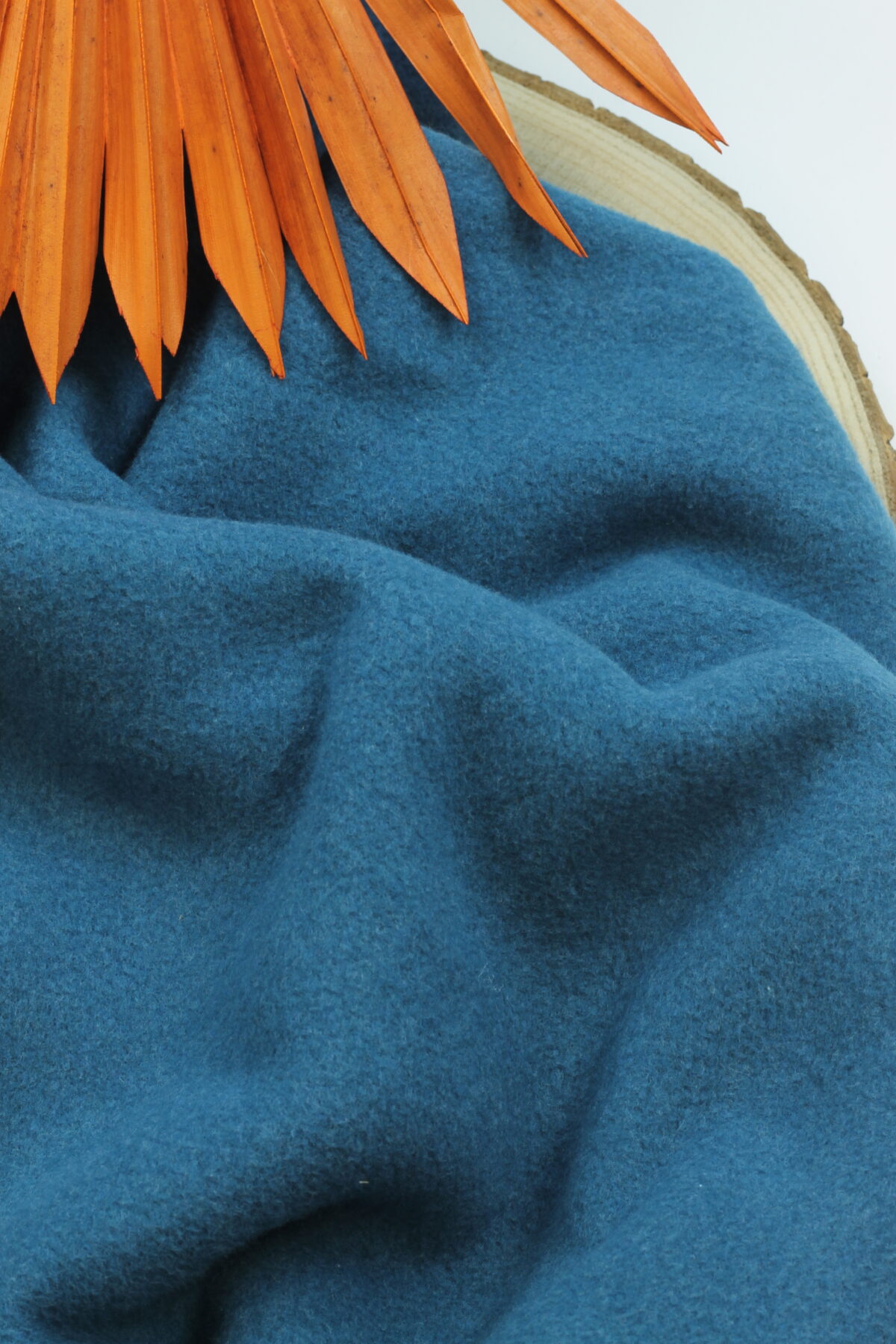 Organic Cotton Baumwollfleece "Petrol"