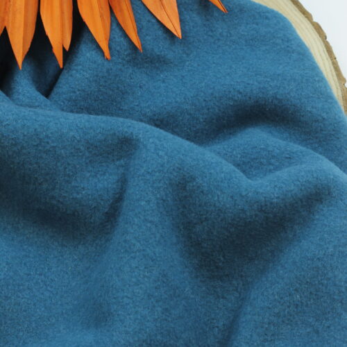 Organic Cotton Baumwollfleece "Petrol"