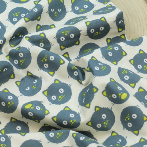 Ruby Star Society: "Good Spirits" Ghostly Cats bright ***RESTSTÜCK 115cm***