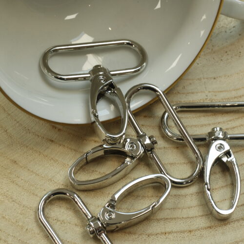Karabiner 4cm Metall Silber