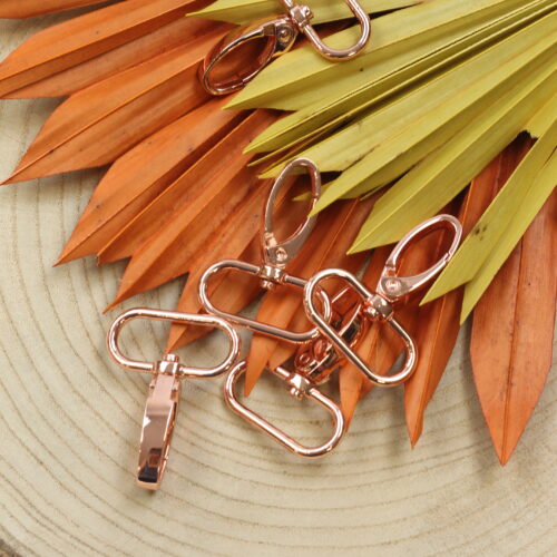 Karabiner 3cm Metall Roségold