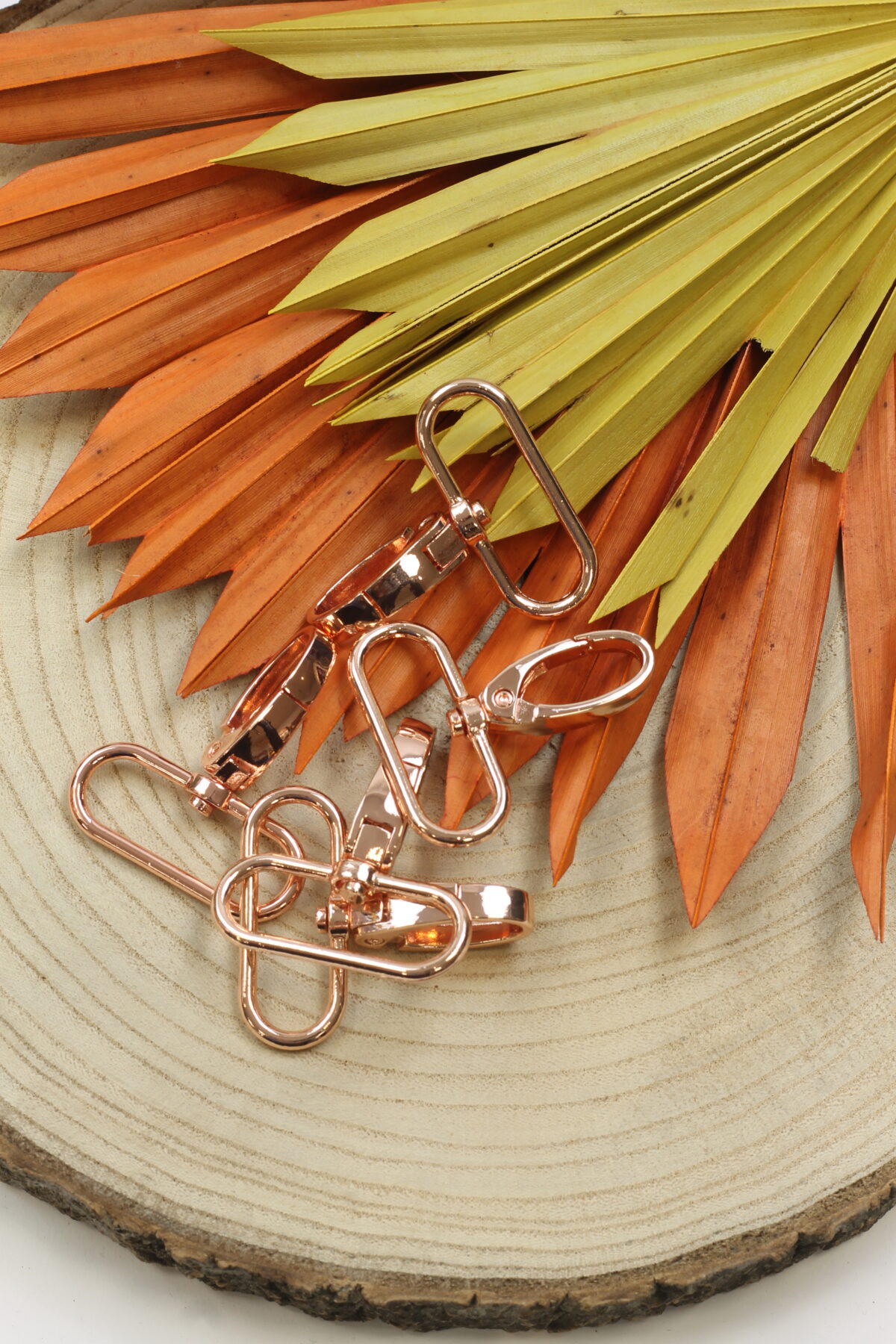 Karabiner 4cm Metall Roségold