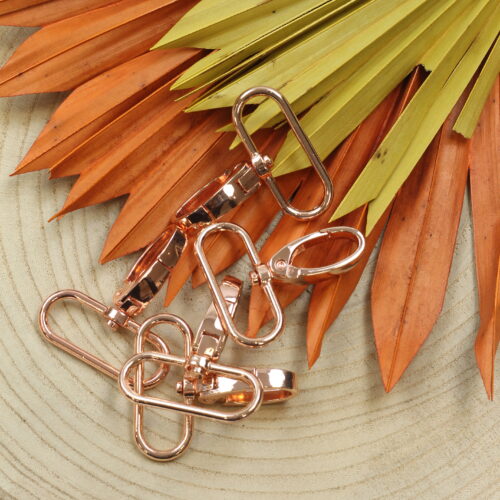 Karabiner 4cm Metall Roségold