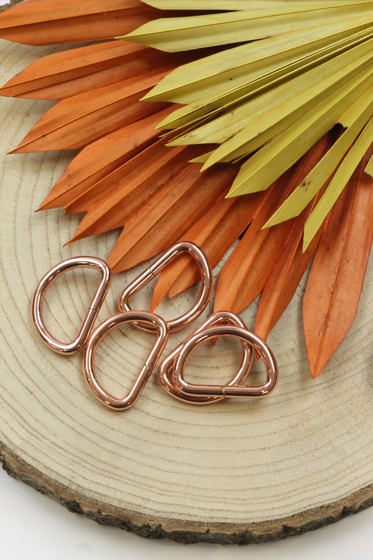 D-Ring 3cm Metall Roségold