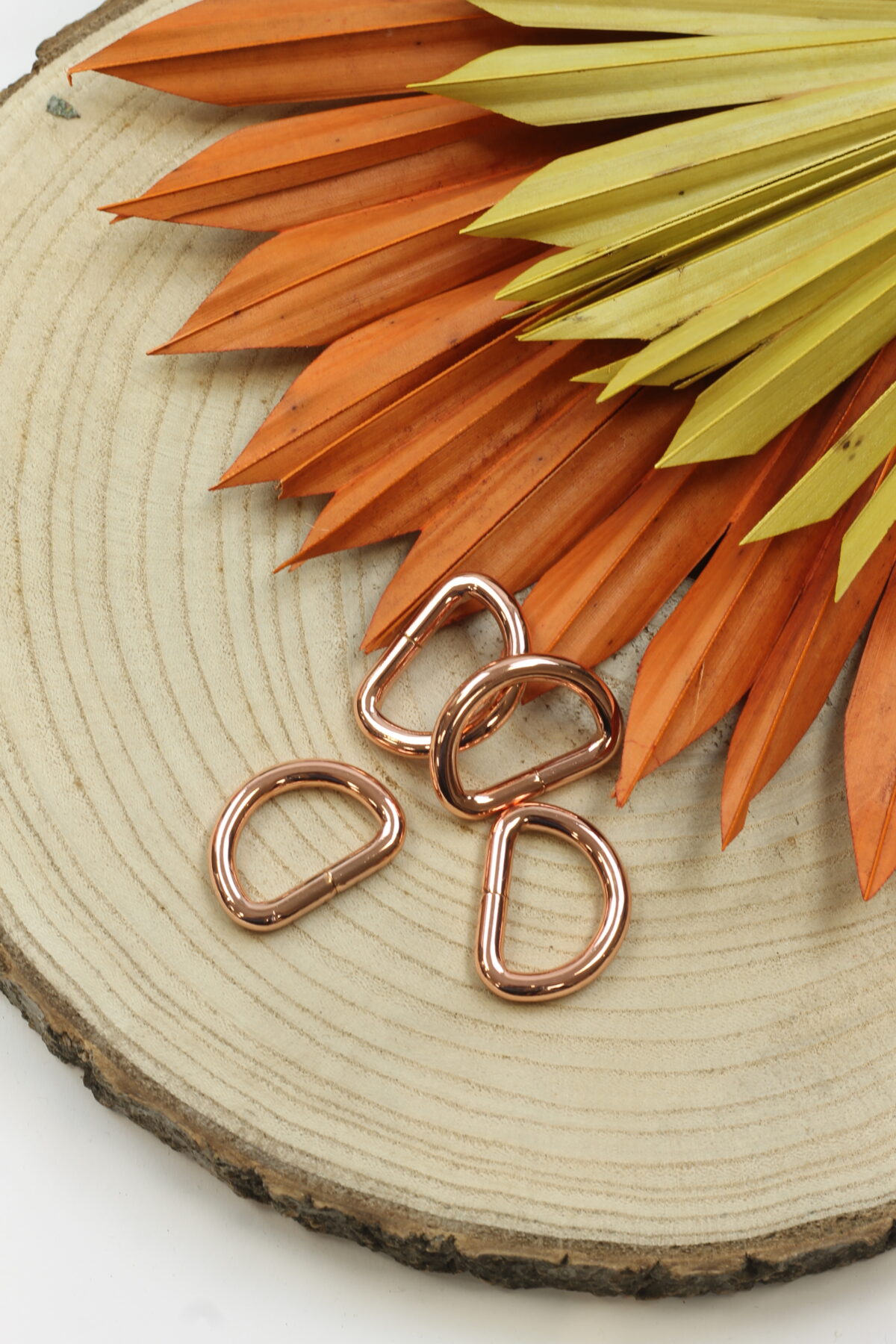 D-Ring 2,5cm Metall Roségold