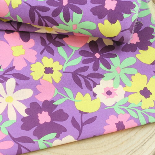 Wachstuch "Flowers purple"