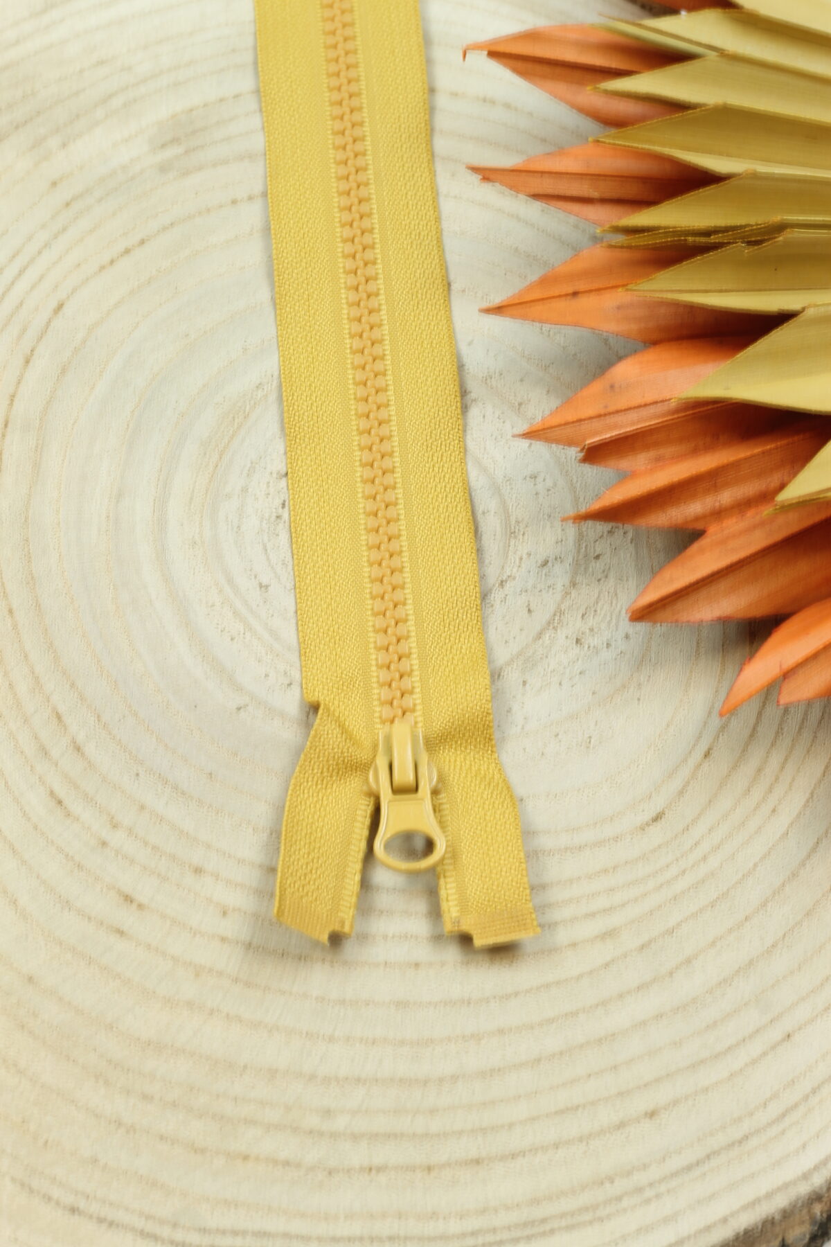 Reißverschluss teilbar "Ocker" 35-95cm
