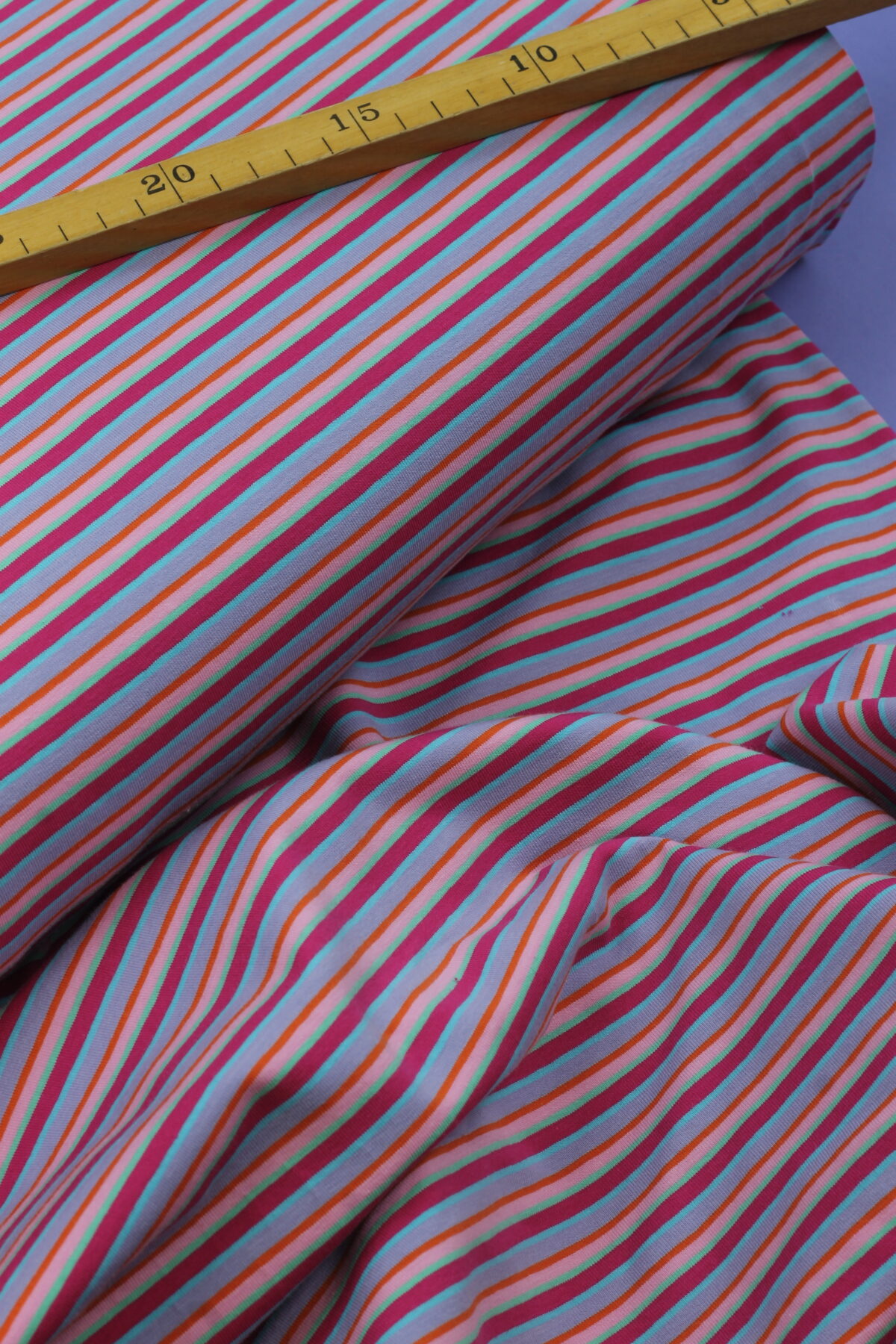 Jersey: "Multiringel" Flieder/Rosa/Pink