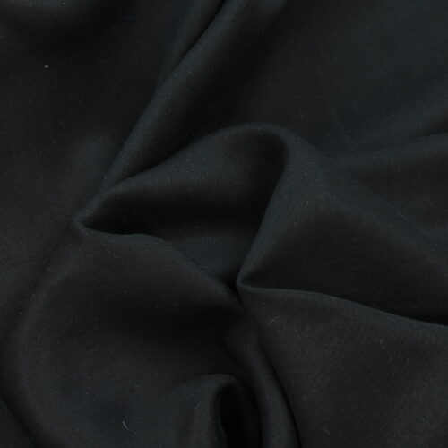 Tencel: Uni Schwarz ***RESTSTÜCK 110cm***