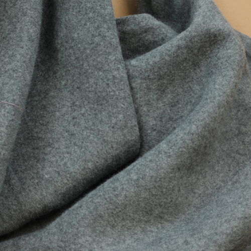 Organic Cotton Baumwollfleece "Grau Meliert"