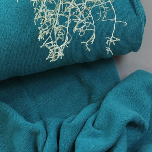 Swafing: Baumwollstrickstoff "Bono" Made in Italy Seagreen