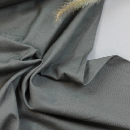 Peach Cotton Stretch: Hosenstoff Grey
