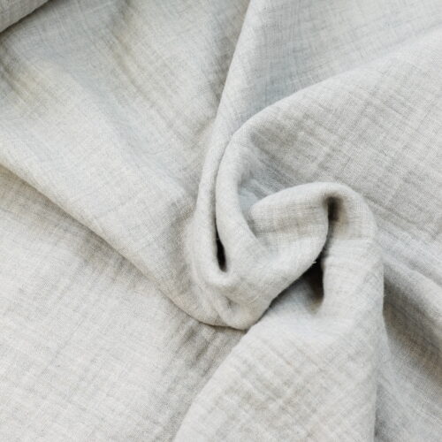 Double Gauze Musselin: Melange Sand