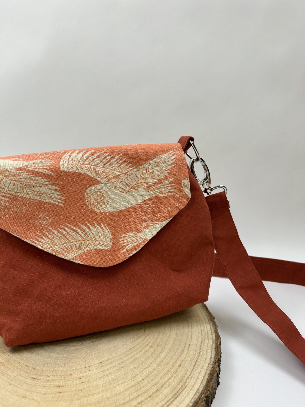 Nähset: Tasche Creativemadre "Anesa" Barn Owl Organic Green – Bild 4
