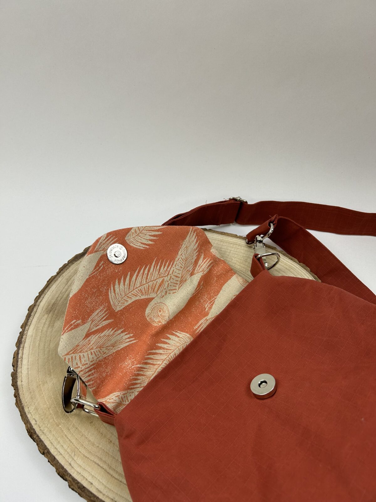 Nähset: Tasche Creativemadre "Anesa" Barn Owl Organic Green – Bild 6