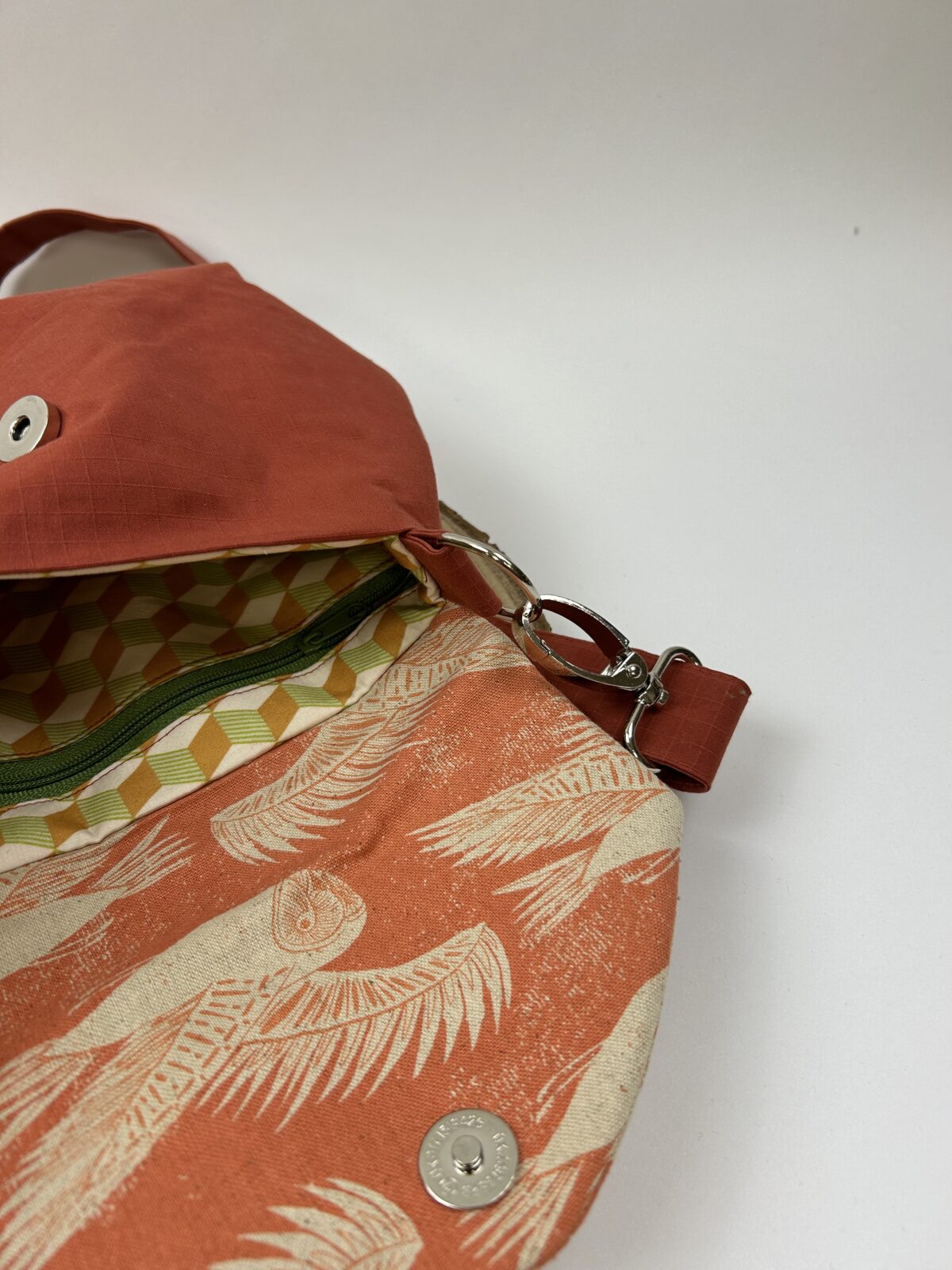 Nähset: Tasche Creativemadre "Anesa" Barn Owl Organic Green – Bild 8