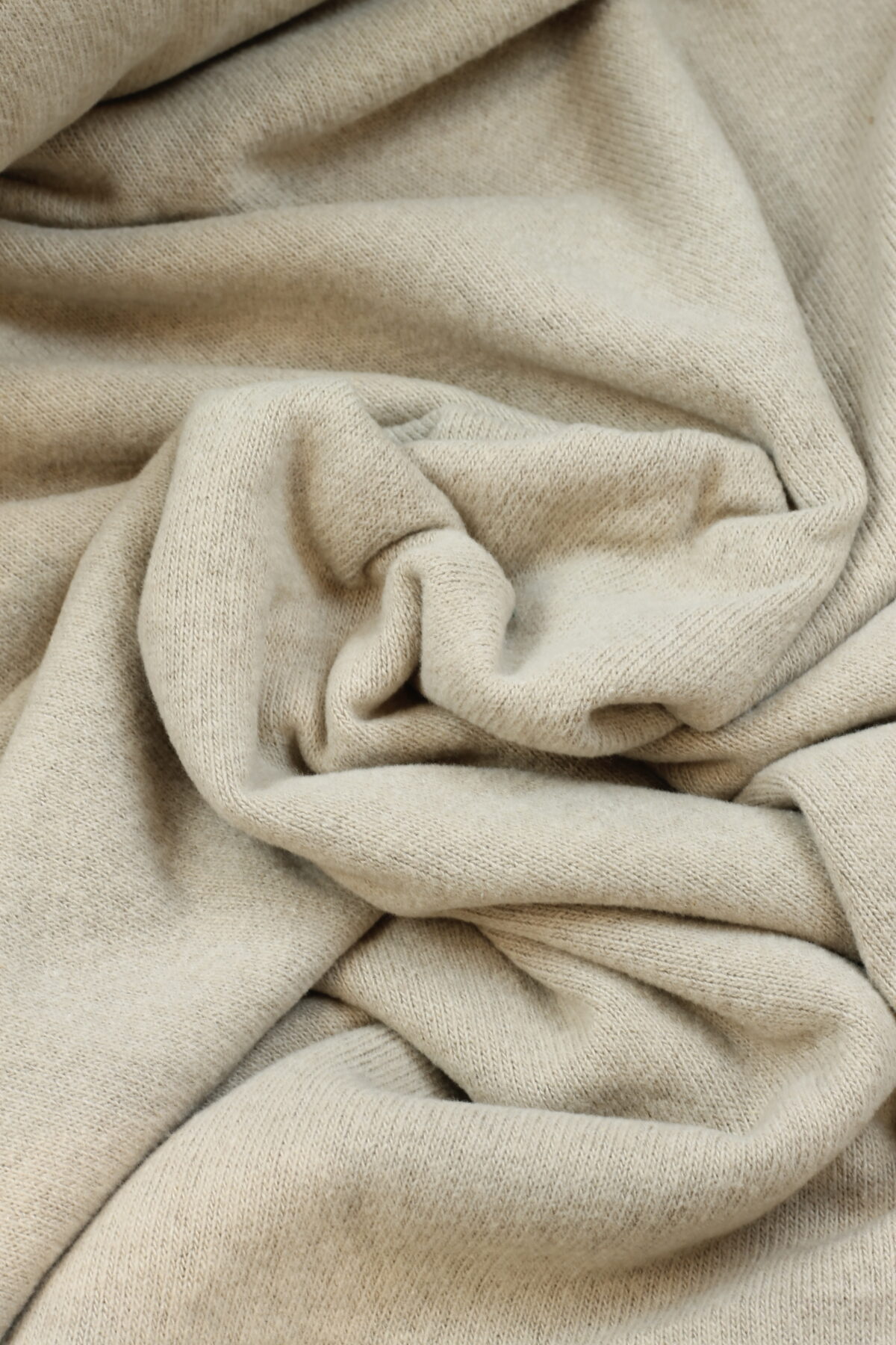 Swafing: Baumwollstrickstoff "Bono" Made in Italy Sand