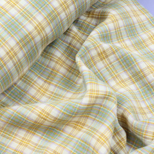 Double Gauze Musselin: Yarn Dyed Checks