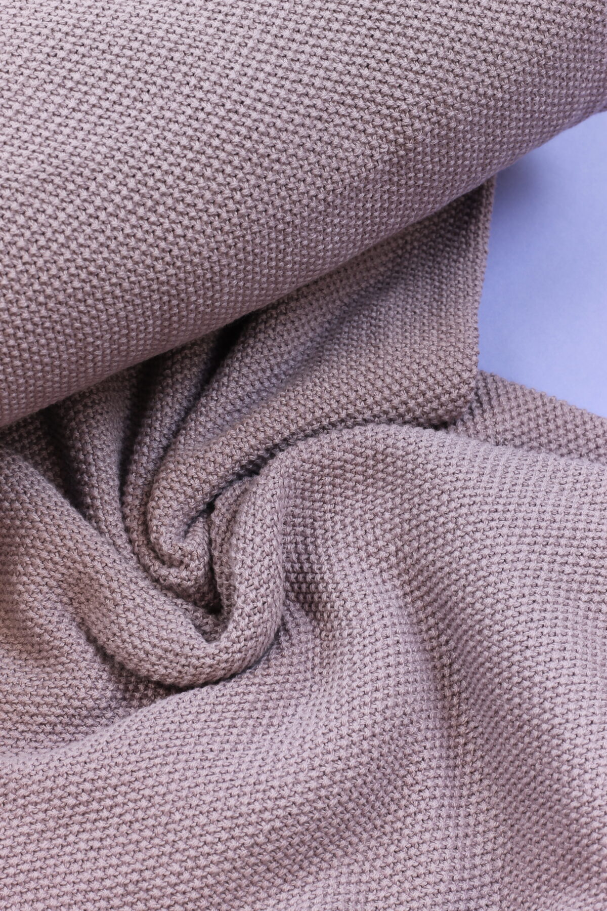 Swafing: Baumwollstrickstoff "Elisa" Mauve ***Reststück 1m***