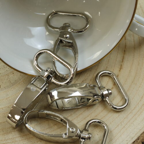 Karabiner 2,5cm Metall Silber