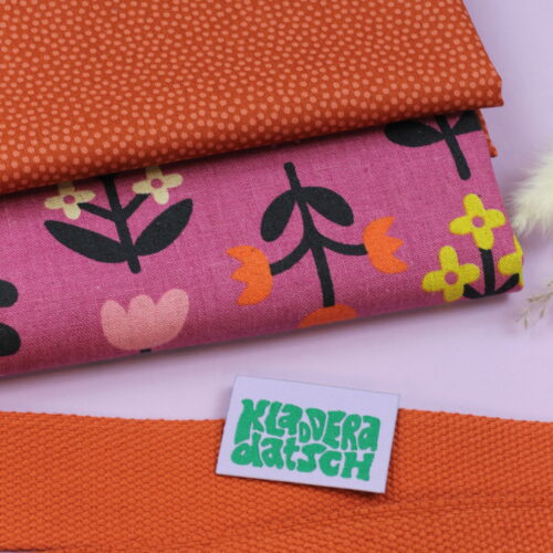 Nähset: Shopping Bag "Ruby Star Canvas Wildflower"