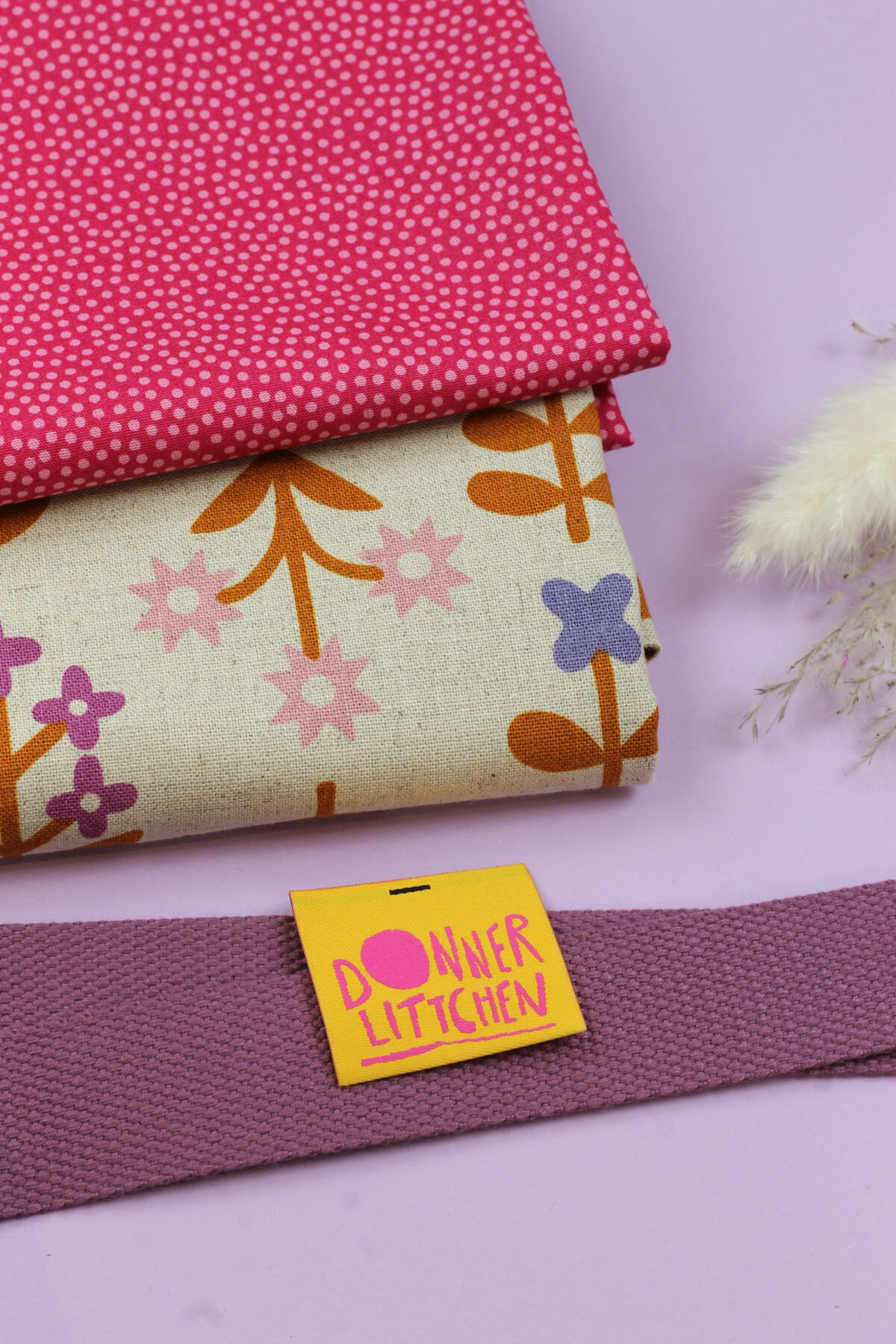 Nähset: Shopping Bag "Ruby Star Favorite Flowers Natural"