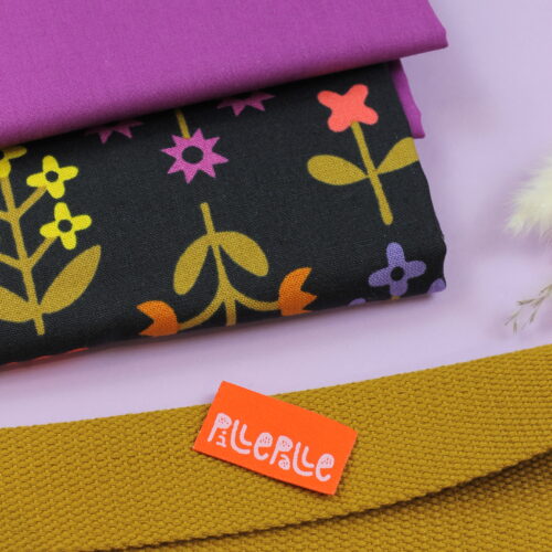 Nähset: Shopping Bag "Ruby Star Canvas Favorite Flowers"