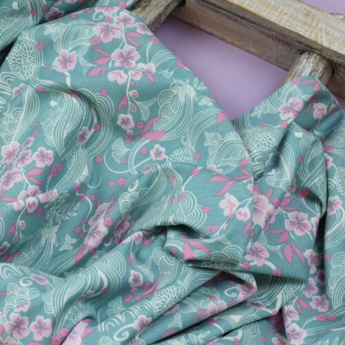 Katia: Viskose-Jersey "Sakura Butterfly"