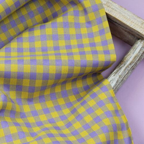 Katia: Vichy Gingham Violet & Yellow