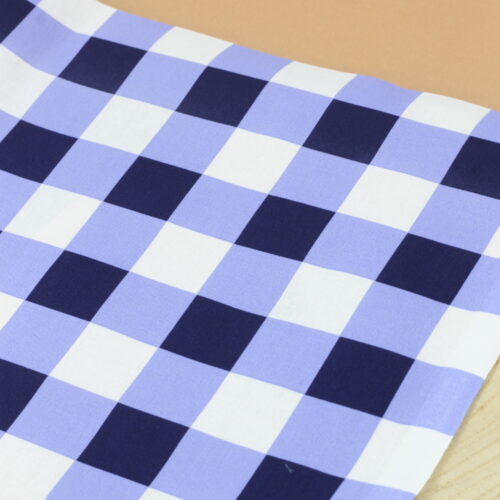 Wachstuch "Checks Navy"