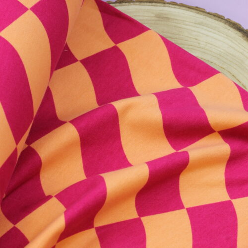 Soft Sweat: Check Peach/Pink