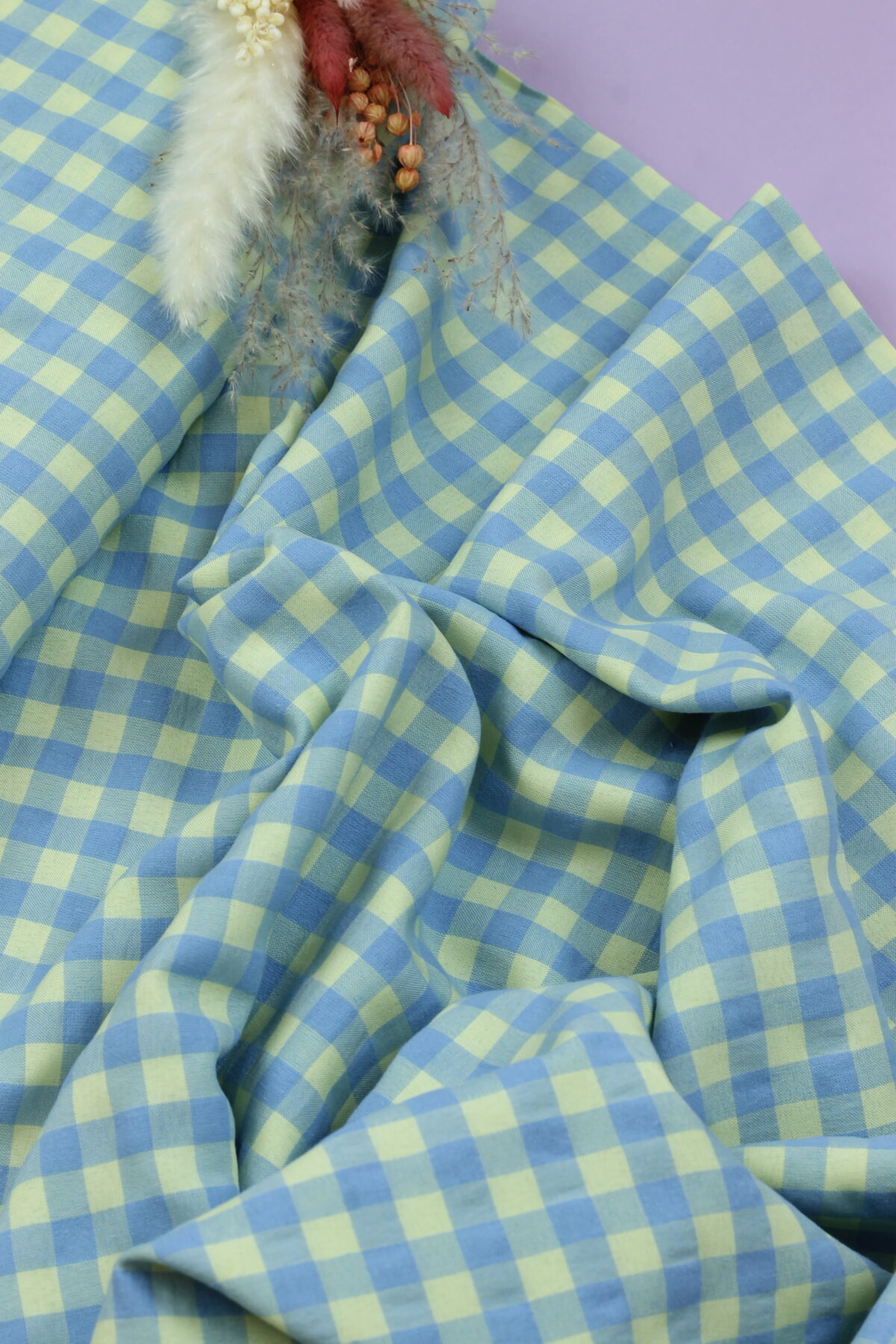 Katia: Vichy Gingham Blue & Yellow