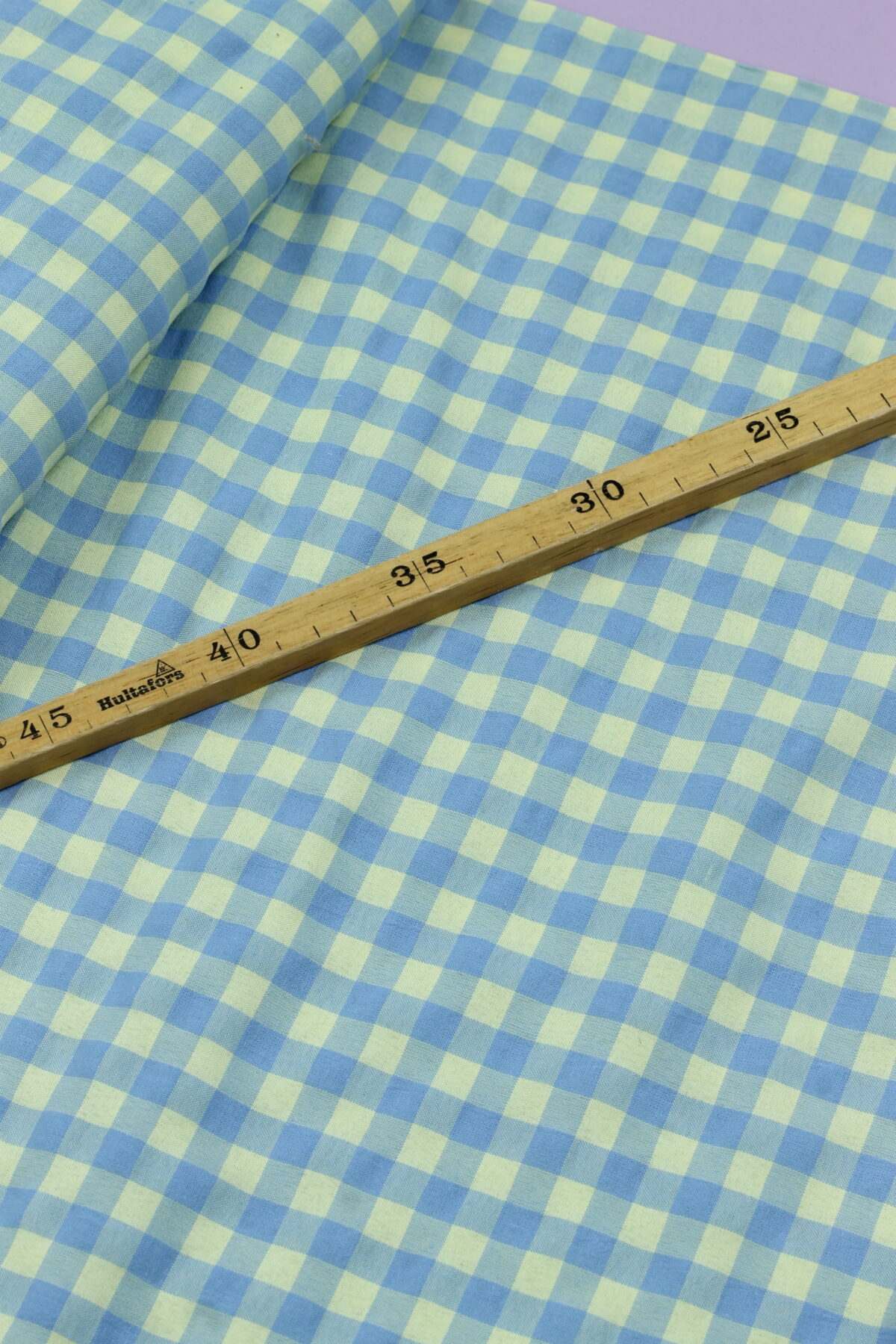 Katia: Vichy Gingham Blue & Yellow – Bild 2