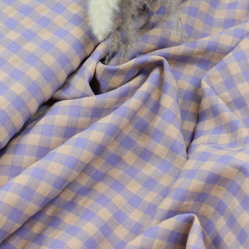 Katia: Vichy Gingham Lilac & Soft Pink