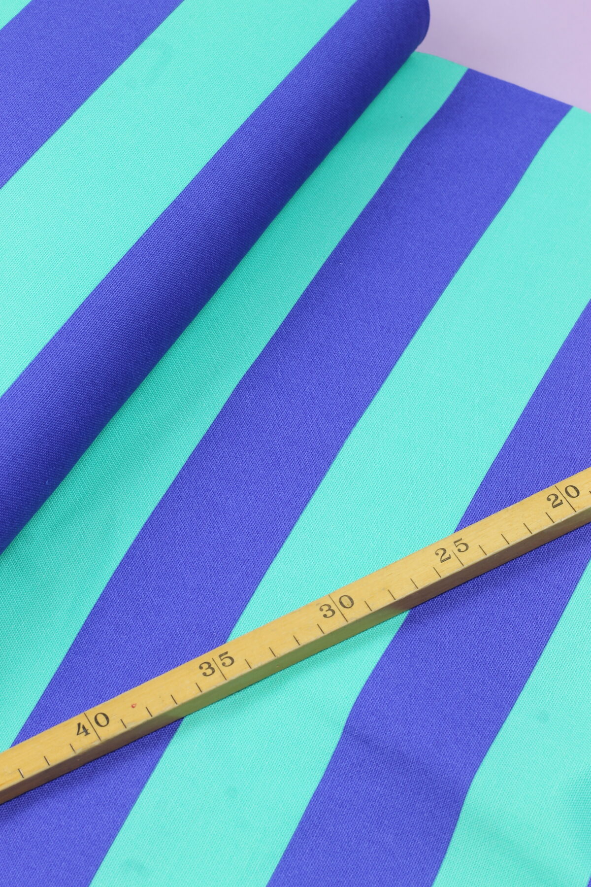 Canvas: Stripes Blue/Green – Bild 2