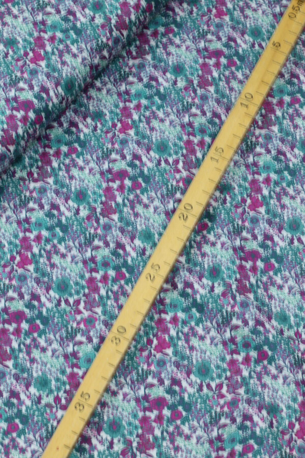 Cotton Voile "Little Flowers Fuchsia" – Bild 2