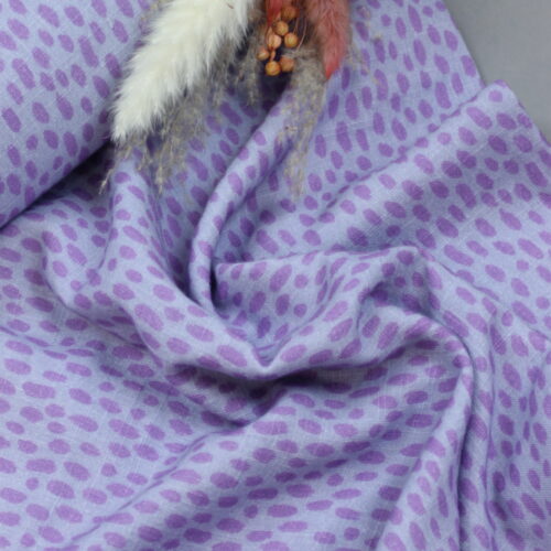 Swafing: Double Gauze Musselin "Brush by Cherry Picking" lilac