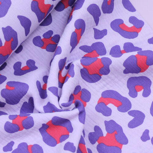 Double Gauze Musselin: Leo Lilac/Purple