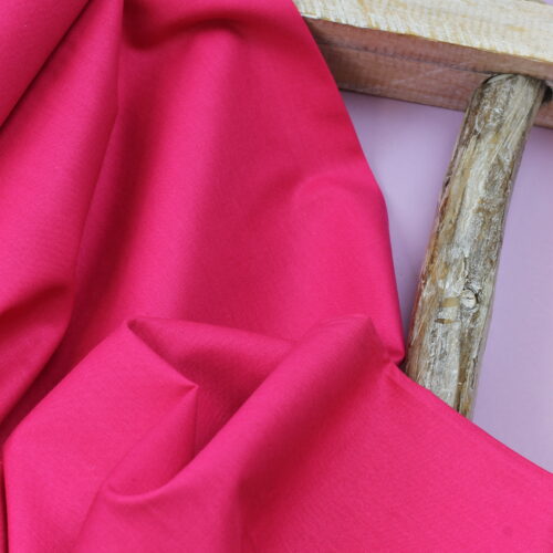 Baumwolle: Uni Pink