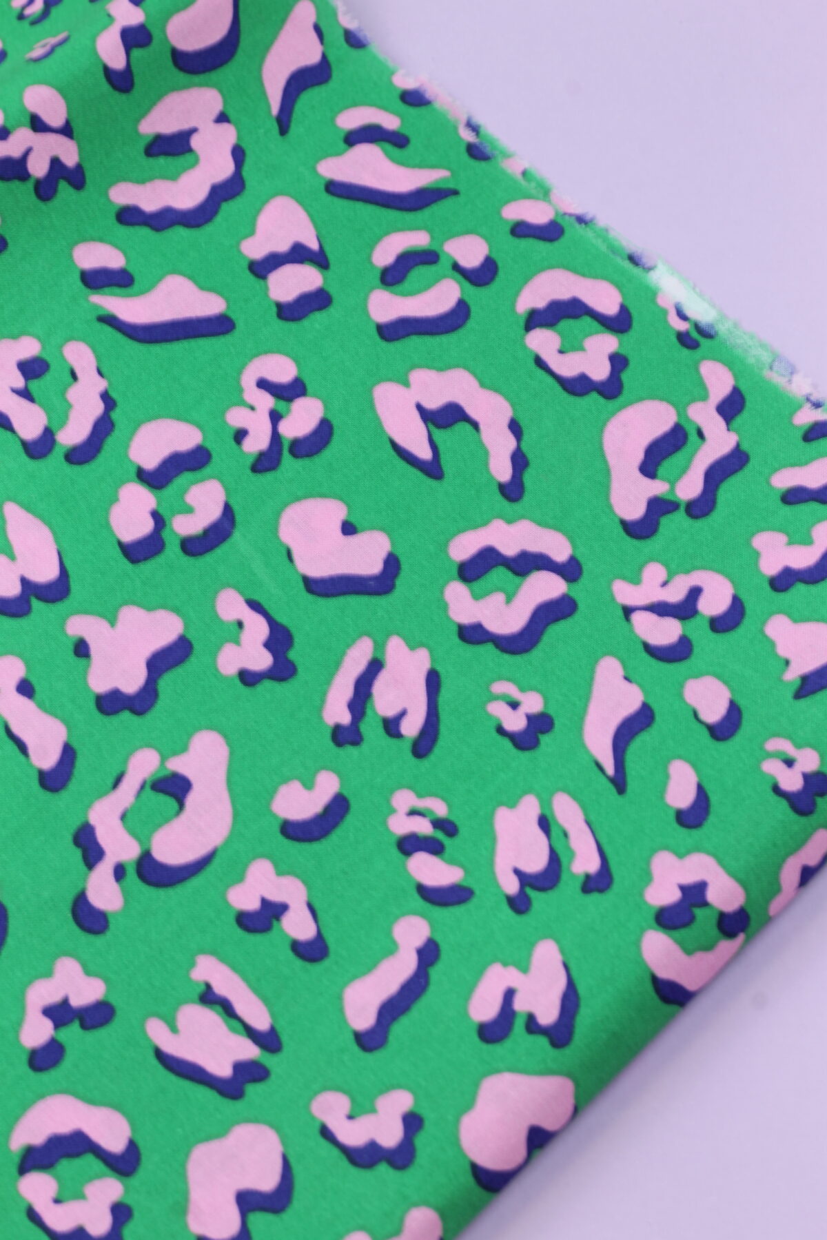 Wachstuch "Leo Green/Blue/Rose"