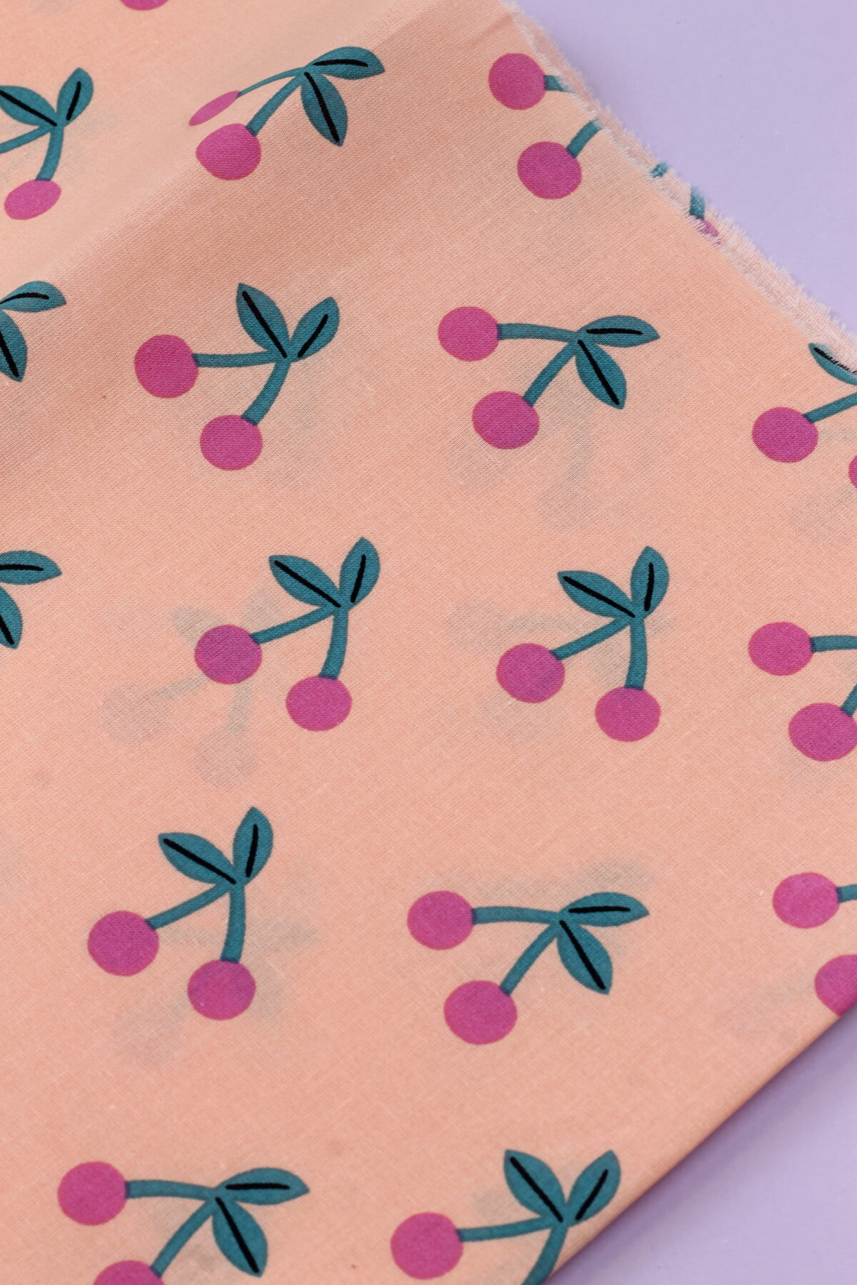 Wachstuch "Kirschen" Blush