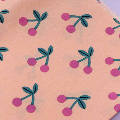 Wachstuch "Kirschen" Blush