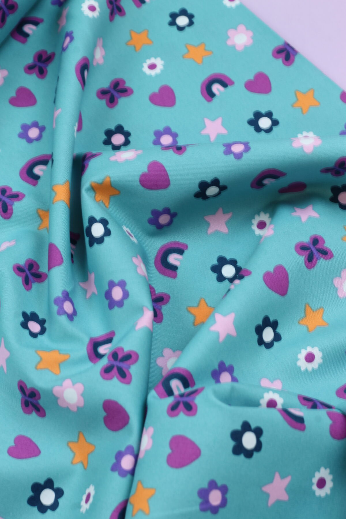 Baumwolle "Funny" Darkmint