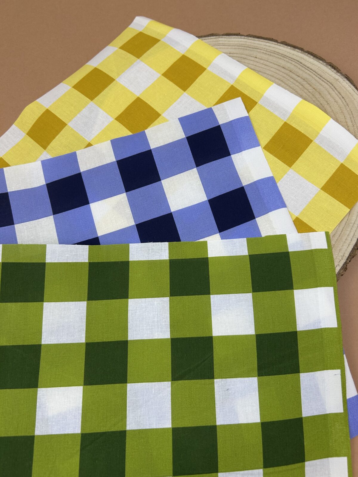 Wachstuch "Checks Yellow" – Bild 2