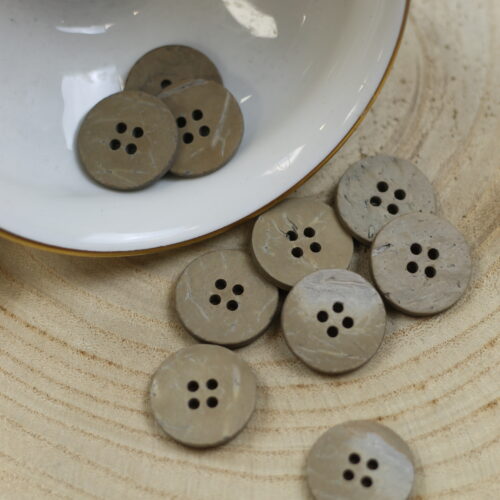 Echter Kokosknopf Stone 20 mm