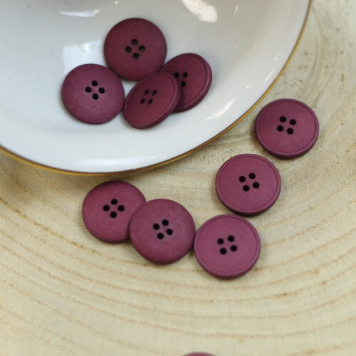 Echter Hanfknopf "Wine" 18 mm